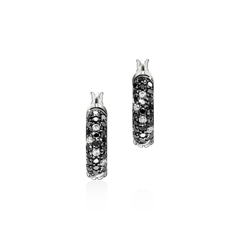 JOHN HARDY Essential Black Sand Hoops